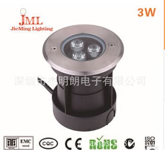 3w outdoor IP66 water proof led underground